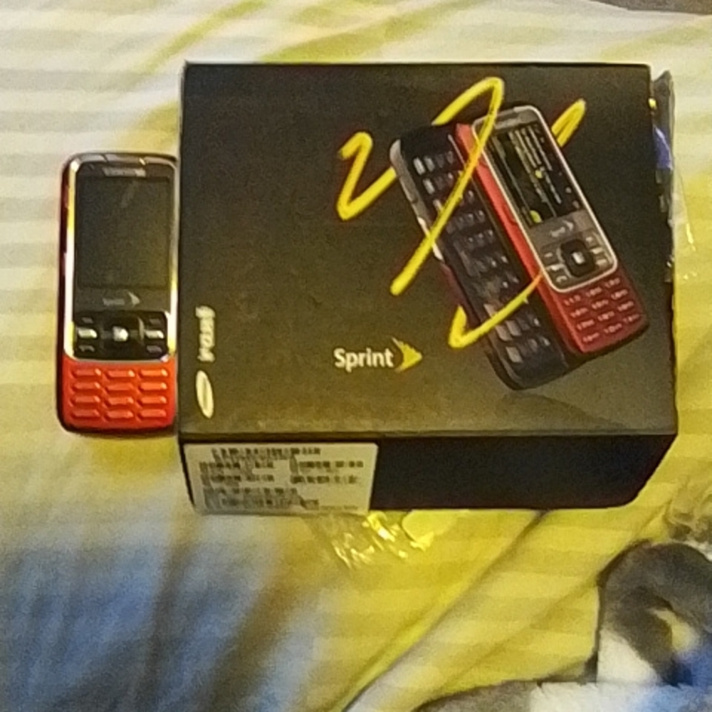 Samsung Rant by Sprint,red,4"